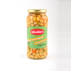 Garbanzos de verduras